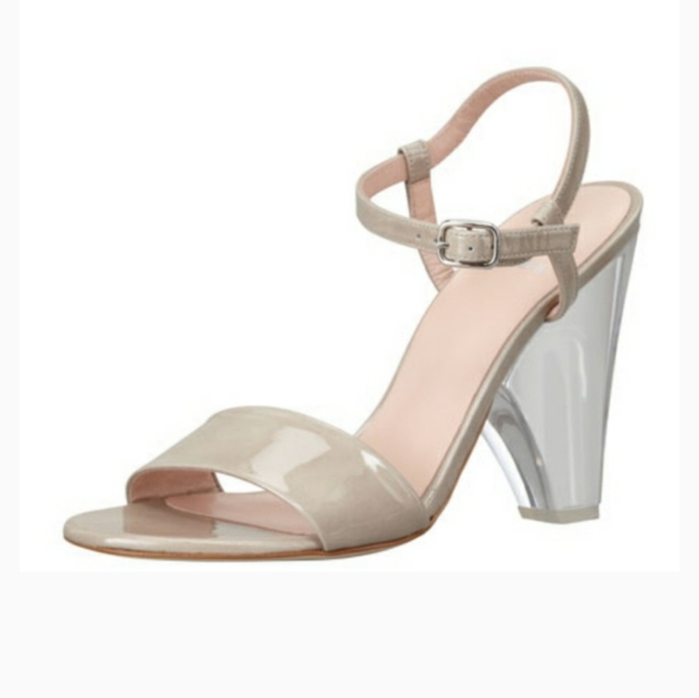 Stuart Weitzman acrylic heels